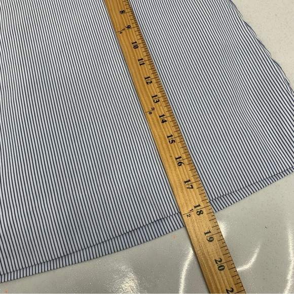 SC Co Skort Skirt Large Pull On Blue  White Stripe Pockets  Tummy Control Golf - Picture 10 of 11